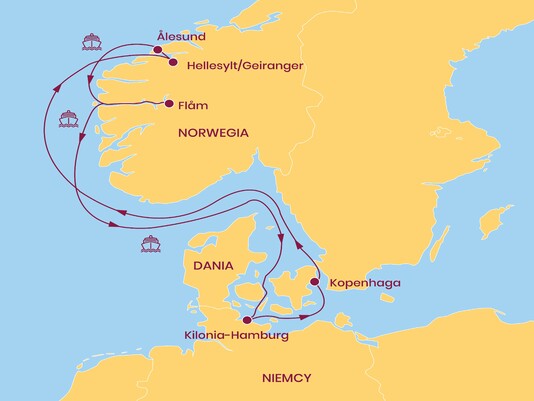 Baśniowe pejzaże Północy – Rejs po Fiordach Norweskich z MSC Euribia