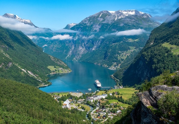 Hellesylt/Geiranger, Norwegia