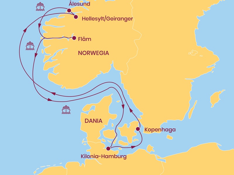 Baśniowe pejzaże Północy – Rejs po Fiordach Norweskich z MSC Euribia