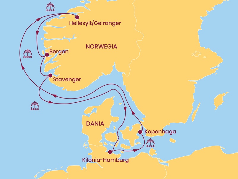 Baśniowe pejzaże Północy – Rejs po Fiordach Norweskich z Costa Diadema