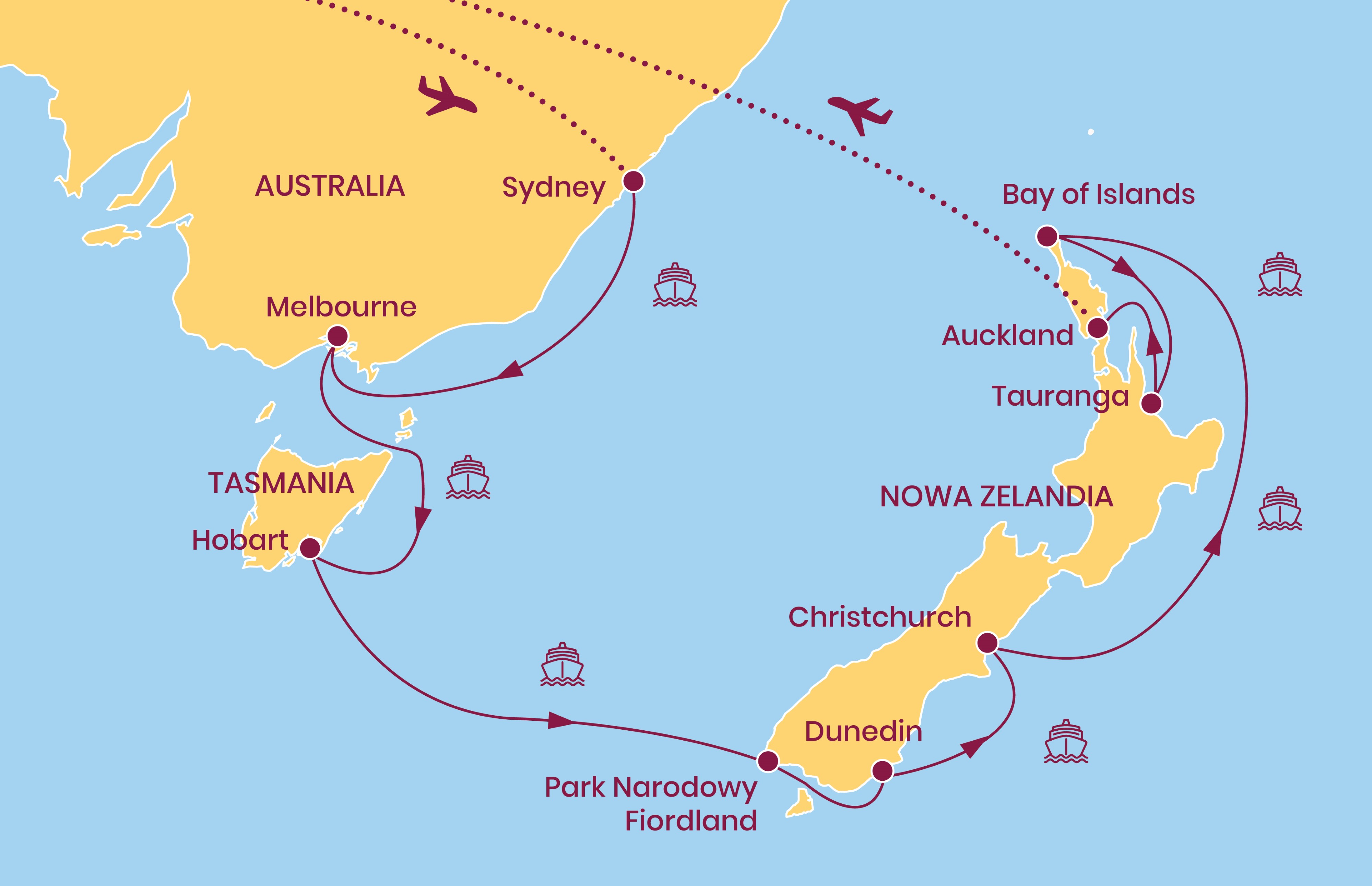 Rejs Australia i Nowa Zelandia – zachwycający duet